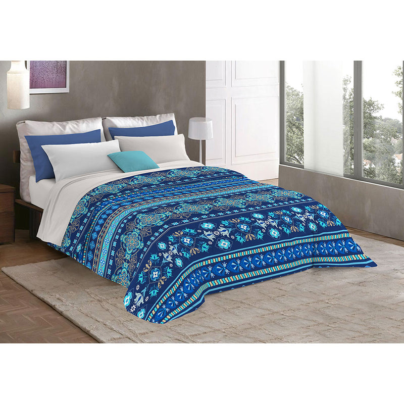 Trapunta Matrimoniale con Stampa Greca