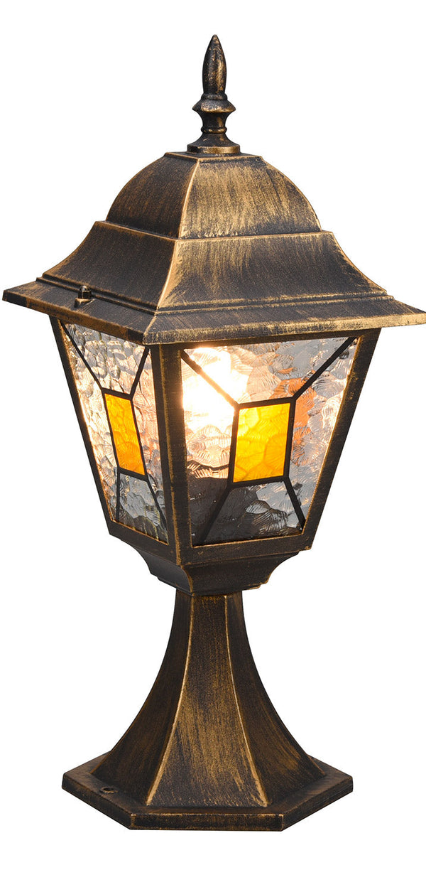 acquista Lampada Palo da Esterno Attacco E27 in Alluminio Ruggine