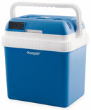 Frigo Portatile Termoelettrico Caldo/Freddo 24 Litri 49W Kooper Blu