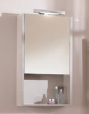 Specchiera 1 Anta in Melaminico 52x18x75cm TFT Giava Pino Bianco