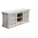 Mobile TV Winfred 140x40x60 h cm in Legno Bianco