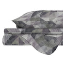 Copripiumino con Stampa sul Sacco e Federe Linea River Sepik Grey Varie Misure