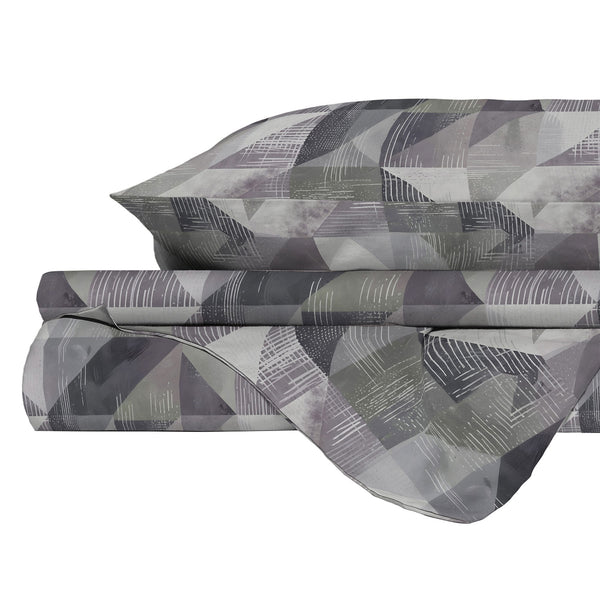 Copripiumino con Stampa sul Sacco e Federe Linea River Sepik Grey Varie Misure online