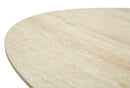 Tavolo da Pranzo Space 180x90x73 cm in MDF e Ferro Crema e Nero      