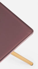 Tavolino Inesh Orchid Quadrato 35x35 in Vetro