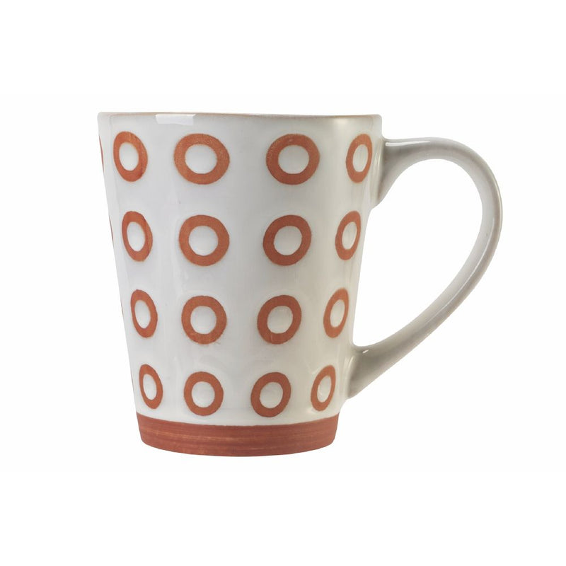 Set 4 Tazzine da Caffè Ø9x10,5 cm in Gres VdE Tivoli 1996 Geometry