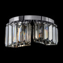 Lampada da parete Modern in Acciaio inossidabile Colline Cromo