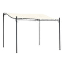 Pergola da Giardino 2.97x2.97m in Metallo Crema 