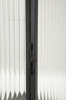 Lanterna Simply 15,5x15,5x28,5 cm in Metallo e Vetro Nero      