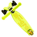 Monopattino 3 ruote Telescopico Max 70Kg Micro Maxi Deluxe Giallo