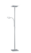Piantana da Interno a LED in Metallo Nickel Opaco