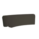 Panca da Esterno Seduta Modulare 120x50 cm in Resina Arkema Althea Dove Gray