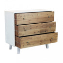 Mobile Barney 100x45x90 h cm in Legno Bianco