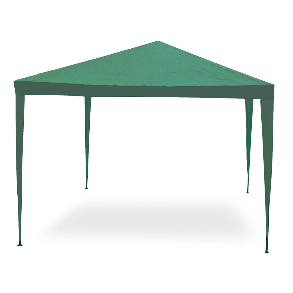Gazebo-Struktur aus grünem...