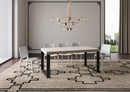 Tavolo Allungabile 200-460x90x77 cm Tecno Cashmere Telaio Antracite 