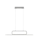 Lampada a Sospensione da Interno a led in Metallo Alluminio Spazzolato