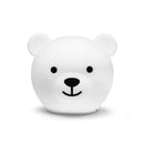 Luce Notturna per Bambini Bor L'Orso Luce Multicolore e Timer con USB Bianco      