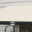Telo di Ricambio per Pergola da Giardino 2.5x3 m con 8 Fori di Drenaggio 297x243 cm in Poliestere Beige