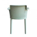 Poltrona Cathy 60x58x76,5 cm  in Polipropilene Verde menta