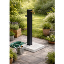 Fontana da Giardino con Base in Cemento 45x45x97 cm Antracite