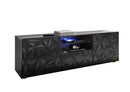 Mobile Porta TV 2 Ante 180x42x57 cm in Legno TFT Praga Antracite