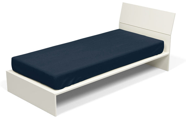 Unteres Blatt mit Ecken und elastischer Volltonfarbe Dunkelblau acquista