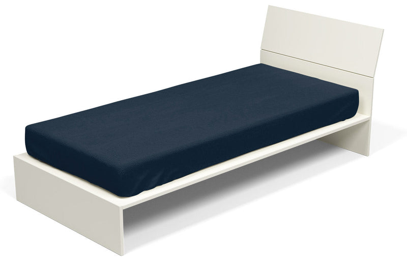 Lenzuolo Sotto con Angoli ed Elastico Tinta Unita Blu Scuro