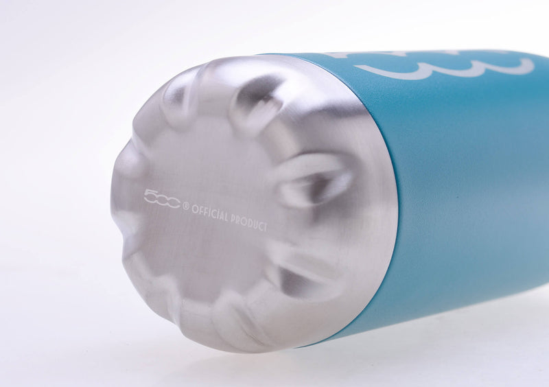 Borraccia Termica 500 ml con Coperchio in Acciaio Fiat Blu