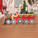 Trenino Natalizio 25x6x16 cm con Luci e Movimento in Plastica Rosso