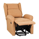 Poltrona Alzapersona Elettrica in Tessuto Tortora