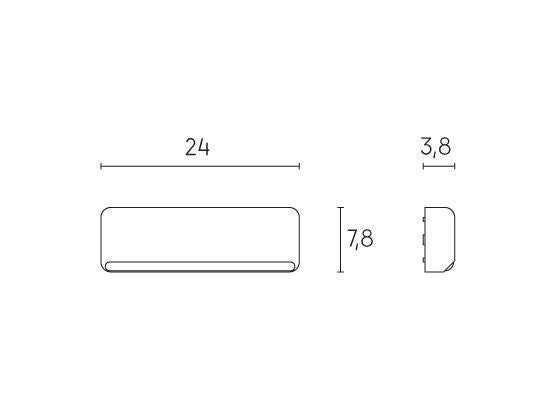 Lampada Segna Passo da Esterno a LED 5W 4000K Sovil Grigio