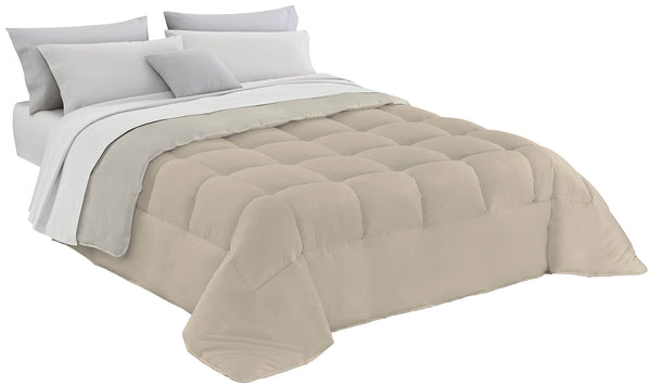 sconto Wintersteppdecke aus Mikrofaser 300gr Doubleface Beige/Creme Verschiedene Größen