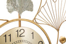 Pannello da Muro Leavy con Orologio 52,5x3,5x102 cm in Ferro 