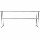 Ripiano per Tavolo da Cucina Ristorante Pizzeria 180x75x30 cm con Mensola in Acciaio