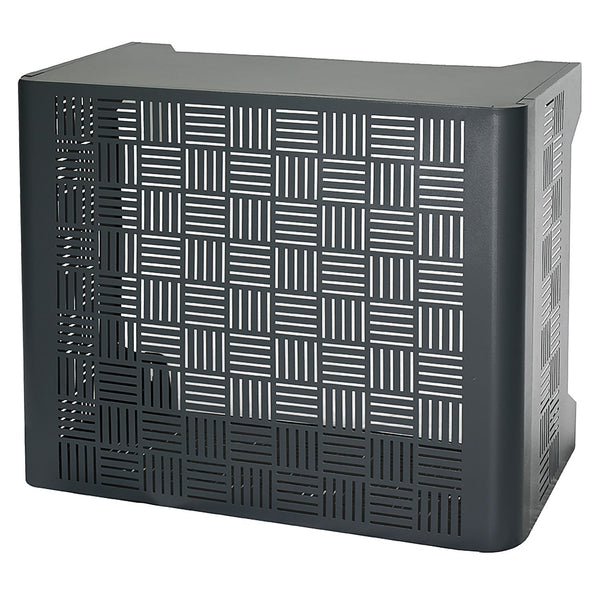 sconto Copri Condizionatore da Esterno Medium 100x54/60x85 cm in Acciaio Zincato Antracite