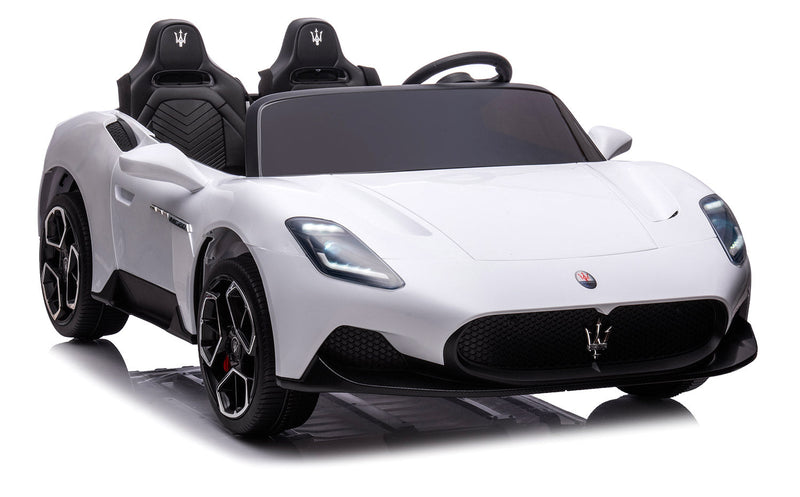 Macchina Elettrica per Bambini 12V con Licenza Maserati MC20 Bianca