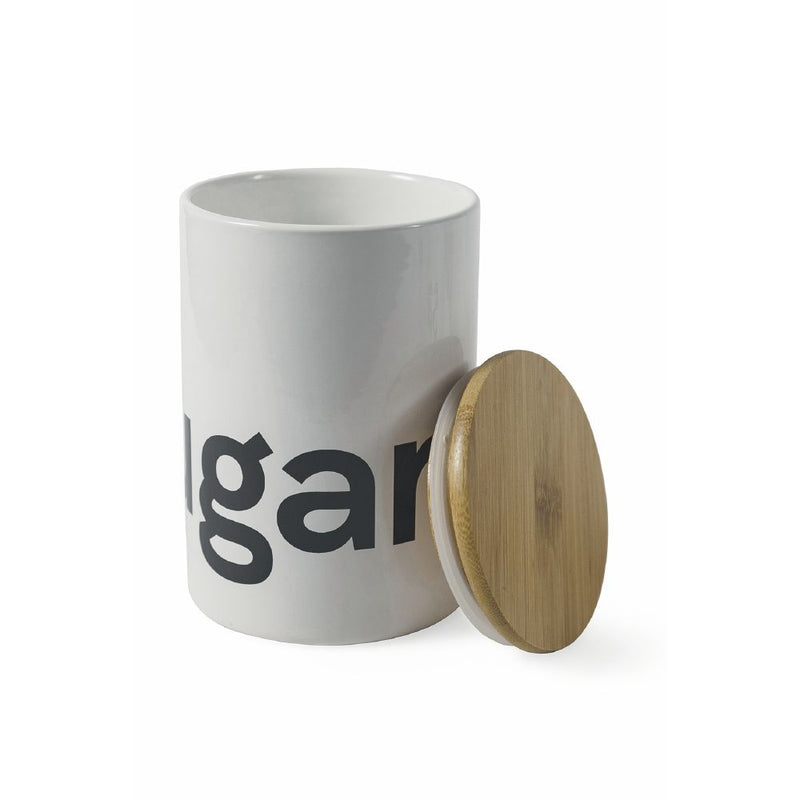 Barattolo Zucchero Ø10x15 cm 700 ml in Gres VdE Tivoli 1996 Bamboo