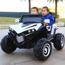 Macchina Elettrica per Bambini 2 Posti 12V Kidfun Fuoristrada 4x4 Blu