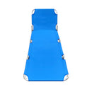 Brandina compatta prendisole struttura in alluminio e tessuto in Oxford Blu