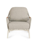 Poltrona da Giardino con Cuscini 75x98x85h cm in Alluminio e PP Eulero Pelican  