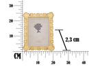 Cornice Loff Glam 21,3x2,3x26,8 cm in Resina Oro