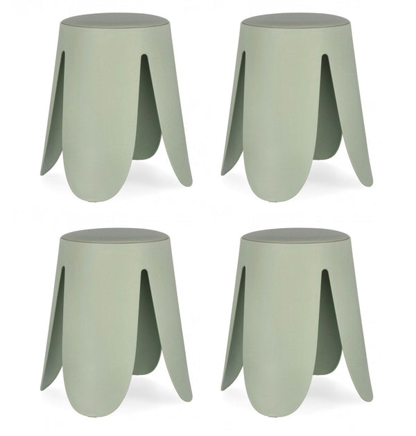 online Set 4 Sgabelli Ø37x47 cm in Similpelle Imogen Tiffany