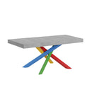 Tavolo Allungabile 140/244x90x77 cm Volantis Premium Cemento