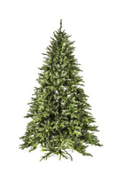 Albero di Natale Artificiale H230 cm Abete Nebraska 3170 Tips con 460 Led Verde