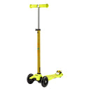 Monopattino 3 ruote Telescopico Max 70Kg Micro Maxi Deluxe Giallo