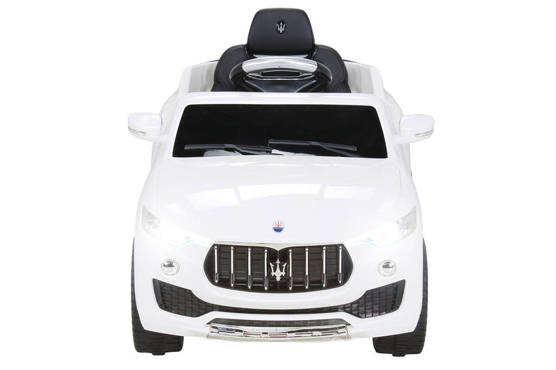 Macchina Elettrica per Bambini 12V con Licenza Maserati Levante Deluxe Bianca