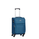 Trolley Valigia Bagaglio a Mano Espandibile in Poliestere TSA Ravizzoni Manila Blu Petrolio