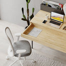Scrivania con Cassetto 101x60x110 cm in MDF Leila Rovere Antracite