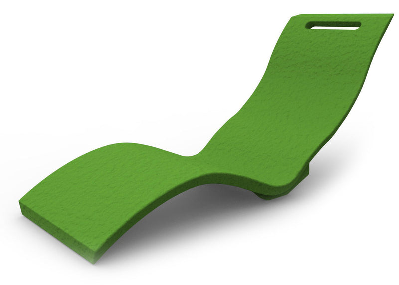 Lettino Chaise Longue da Esterno Giardino Seduta a Terra Arkema Serendipity Verde Chiaro