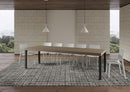  Tavolo Allungabile 160-420x90x77 cm Everyday Premium Tortora Gambe Antracite